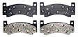 1970 Plymouth GTX - Front Semi-metallic Brake Pad Set, 7.2L 8Cyl, DuraStop Series