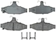 17D413CHF2 Rear Hybrid (Ceramic and Semi-Metallic) Brake Pad Set