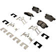2015 Honda CR-Z - Rear Ceramic Brake Pad Set, Gold Series