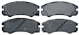 17D579C Front DuraStop Series Ceramic Brake Pad Set
