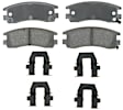 17D698CHF1 Rear Professional Series Ceramic Brake Pad Set