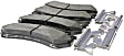 2004 Chevrolet Astro - Front Semi-metallic Brake Pad Set, 4.3L 6Cyl, DuraStop Series
