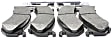 2004 Chevrolet Astro - Front Semi-metallic Brake Pad Set, 4.3L 6Cyl, DuraStop Series