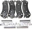 2004 Chevrolet Astro - Front Semi-metallic Brake Pad Set, 4.3L 6Cyl, DuraStop Series