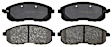 2005 Nissan Altima - Front Ceramic Brake Pad Set, Gold Series