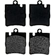2004 Mercedes Benz C230 - Rear Semi-metallic Brake Pad Set, Sedan, 4-Door With 11.42 in. Diameter Rotor, With Sport Package, Advantage Series