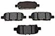 2019 Infiniti Q70L - Rear Ceramic Brake Pad Set, Without Sport Package, Professional Series