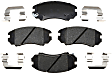 2009 Hyundai Elantra - Front Ceramic Brake Pad Set, 4-Door, Sedan, FWD, Professional Series