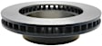 1963 Chevrolet Corvette - Front, Driver or Passenger Side Brake Disc, Natural Finish, Plain Surface, 5.3L 8Cyl, DuraStop Series