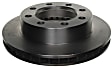 18A103A Front, Driver or Passenger Side Brake Disc, Plain Surface, Vented,, Advantage Series