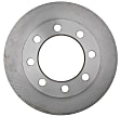 18A103A Front, Driver or Passenger Side Brake Disc, Plain Surface, Vented,, Advantage Series