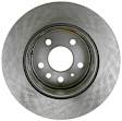 18A1091A Rear Brake Disc, Plain Surface, Solid,, Advantage Series
