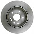 2001 Acura TL - Rear, Driver or Passenger Side Brake Disc, Natural Finish, Plain Surface, Solid, 3.2L 6Cyl, OE Replacement Series