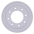 18A1206AC Front, Driver or Passenger Side Brake Disc, Plain Surface, Advantage Series