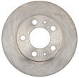 1983 Volvo 242 - Front, Driver or Passenger Side Brake Disc, Natural Finish, Plain Surface, Solid, 263.14 mm, Solid Rotor, 2.3L 4Cyl, Advantage Series