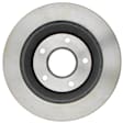 18A129 Front, Driver or Passenger Side Brake Disc, Natural Finish, Plain Surface, 5.7L, 8Cyl, DuraStop Series