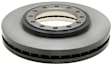 18A1448 Front, Driver or Passenger Side Brake Disc, Natural Finish, Plain Surface, 12 Lugs, 293.12 mm, Professional Series
