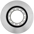 18A1448 Front, Driver or Passenger Side Brake Disc, Natural Finish, Plain Surface, 12 Lugs, 293.12 mm, Professional Series
