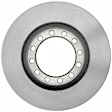 18A1448 Front, Driver or Passenger Side Brake Disc, Natural Finish, Plain Surface, 12 Lugs, 293.12 mm, Professional Series
