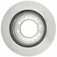 18A1482A Front, Driver or Passenger Side Brake Disc, Natural Finish, Plain Surface, Vented, 8 Lugs, Advantage Series