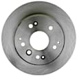 18A1611A Rear Brake Disc, Plain Surface, Solid, 5 Lugs,, Advantage Series