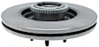 2006 Ford F-150 - Front, Driver or Passenger Side Brake Disc, Plain Surface, 6 Lugs, RWD,  Requires New Spindle Nut; With 6 Stud Rotor, 5.4L 8Cyl, Advantage Series