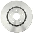 18A1659A Front, Driver or Passenger Side Brake Disc, Natural Finish, Plain Surface, Vented, 5 Lugs, 295.91 mm, FWD, Advantage Series