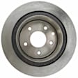 18A1664A Rear, Driver or Passenger Side Brake Disc, Plain Surface, Vented,, Advantage Series