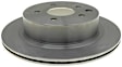 18A1664A Rear, Driver or Passenger Side Brake Disc, Plain Surface, Vented,, Advantage Series
