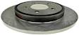 18A1689A Rear Brake Disc, Plain Surface, Solid, OE Replacement Series