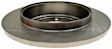 18A1689A Rear Brake Disc, Plain Surface, Solid, OE Replacement Series