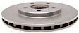 18A168A Front, Driver or Passenger Side Brake Disc, Plain Surface, Vented, 260.6 mm,, Advantage Series