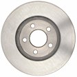 18A168A Front, Driver or Passenger Side Brake Disc, Plain Surface, Vented, 260.6 mm,, Advantage Series