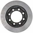 1990 Dodge W250 - Front, Driver or Passenger Side Brake Disc, Natural Finish, Plain Surface, Vented, With 4500 Lb Axle(s); With Brake Rotor Casting # 100353, 5.9L 6Cyl, Advantage Series