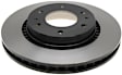 2008 Isuzu Ascender - Front, Driver or Passenger Side Brake Disc, Natural Finish, Plain Surface, 6 Lugs, RWD, Professional Series