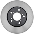 18A1761 Front, Driver or Passenger Side Brake Disc, Natural Finish, Plain Surface, 3.5L, 6Cyl, DuraStop Series