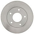 1977 Cadillac Eldorado - Front or Rear, Driver or Passenger Side Brake Disc, Natural Finish, Plain Surface, 7.0L 8Cyl, OE Replacement Series