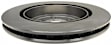 18A2309A Rear Brake Disc, Plain Surface, Vented, 6 Lugs,, Advantage Series