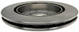 18A2309A Rear Brake Disc, Plain Surface, Vented, 6 Lugs,, Advantage Series