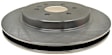 18A2309A Rear Brake Disc, Plain Surface, Vented, 6 Lugs,, Advantage Series