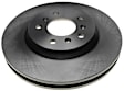 2006 Chevrolet Impala - Front, Driver or Passenger Side Brake Disc, Natural Finish, Plain Surface, Vented, 5 Lugs, 3.9L 6Cyl, Advantage Series