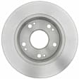 18A2331 Rear, Driver or Passenger Side Brake Disc, Natural Finish, Plain Surface, DuraStop Series