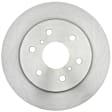 18A2332A Rear, Driver or Passenger Side Brake Disc, Natural Finish, Plain Surface, Vented, Advantage Series