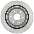 18A2332A Rear, Driver or Passenger Side Brake Disc, Natural Finish, Plain Surface, Vented, Advantage Series