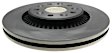 18A2344A Front, Driver or Passenger Side Brake Disc, Natural Finish, Plain Surface, 3.0L, 6Cyl, OE Replacement Series