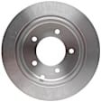 2008 Jeep Compass - Rear, Driver or Passenger Side Brake Disc, Plain Surface, 5 Lugs, 261.62 mm, Rotor Diameter 262mm, 2.4L 4Cyl, Advantage Series