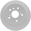 18A2422AC Rear, Driver or Passenger Side Brake Disc, Natural Finish, Plain Surface, Advantage Series