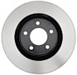 18A2473 Front, Driver or Passenger Side Brake Disc, Natural Finish, Plain Surface, Vented, 319.79 mm, DuraStop Series