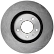 18A2475A Front, Driver or Passenger Side Brake Disc, Natural Finish, Plain Surface, Vented, 5 Lugs, Advantage Series
