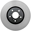 18A2513 Front, Driver or Passenger Side Brake Disc, Natural Finish, Plain Surface, OE Replacement Series